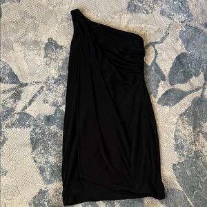 Ralph Lauren Chic Black One-Shoulder Dress